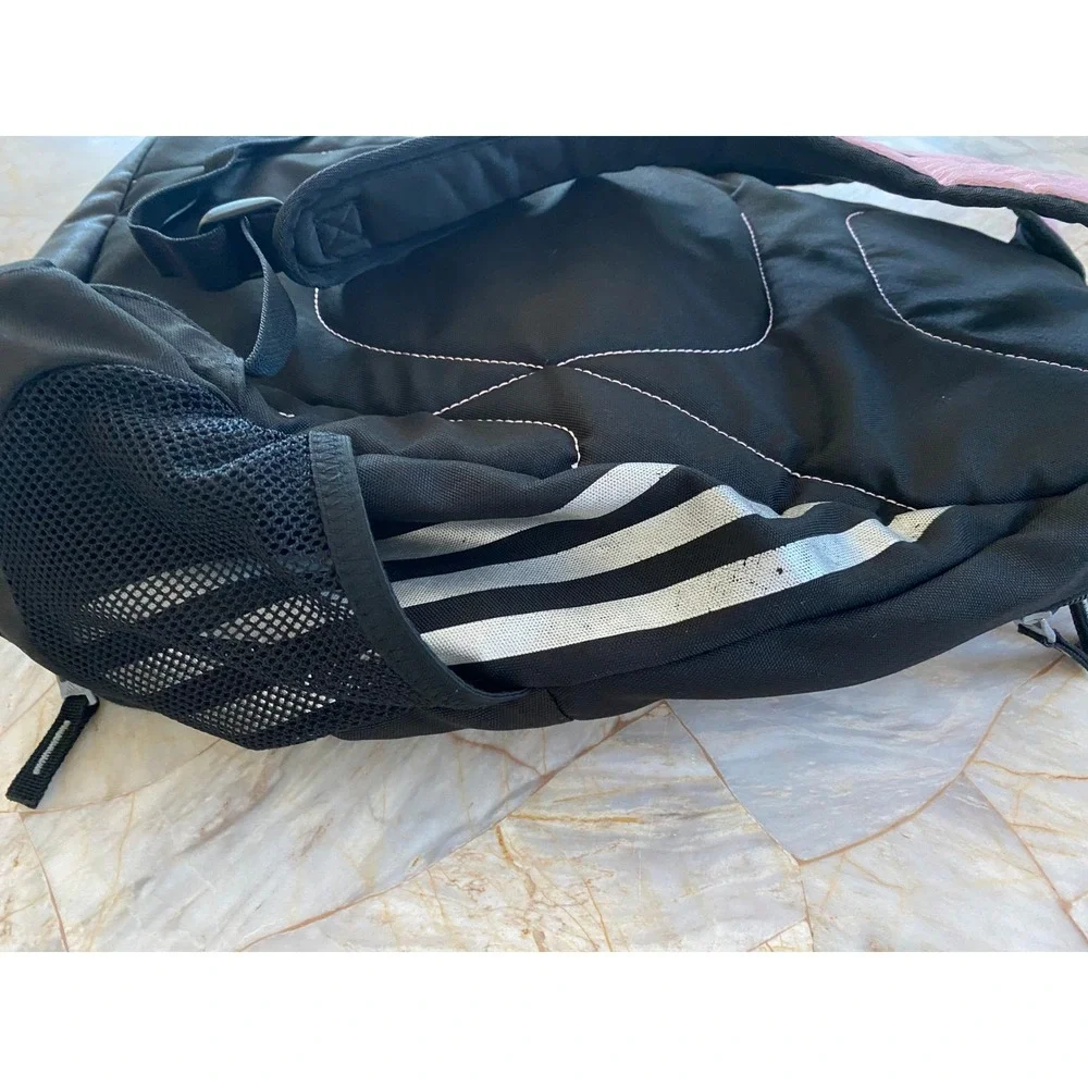 Adidas Hydroshield Backpack Pink Black Honeycomb Water Resistant Sports Bag